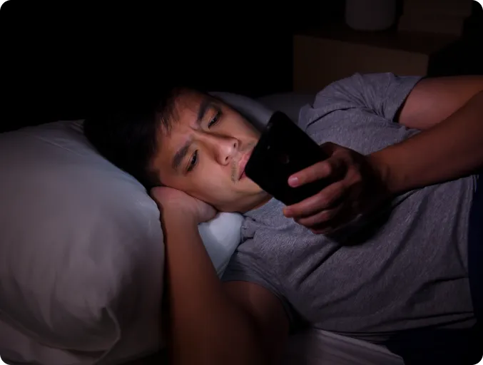 Phone use at night